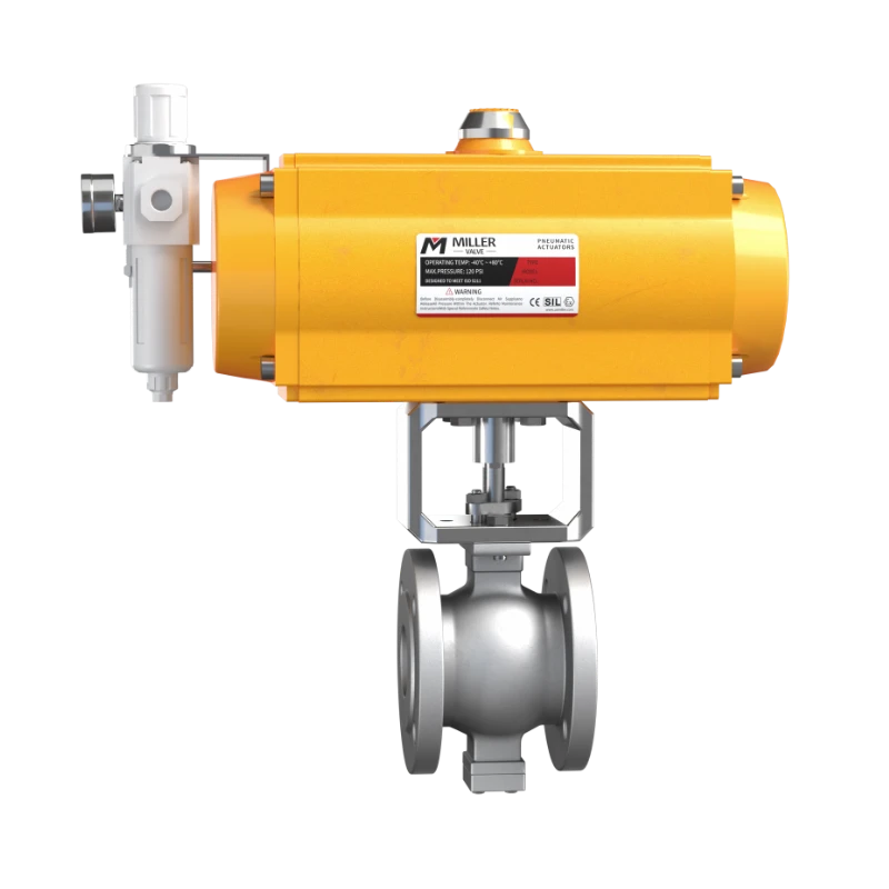 进口气动V型球阀