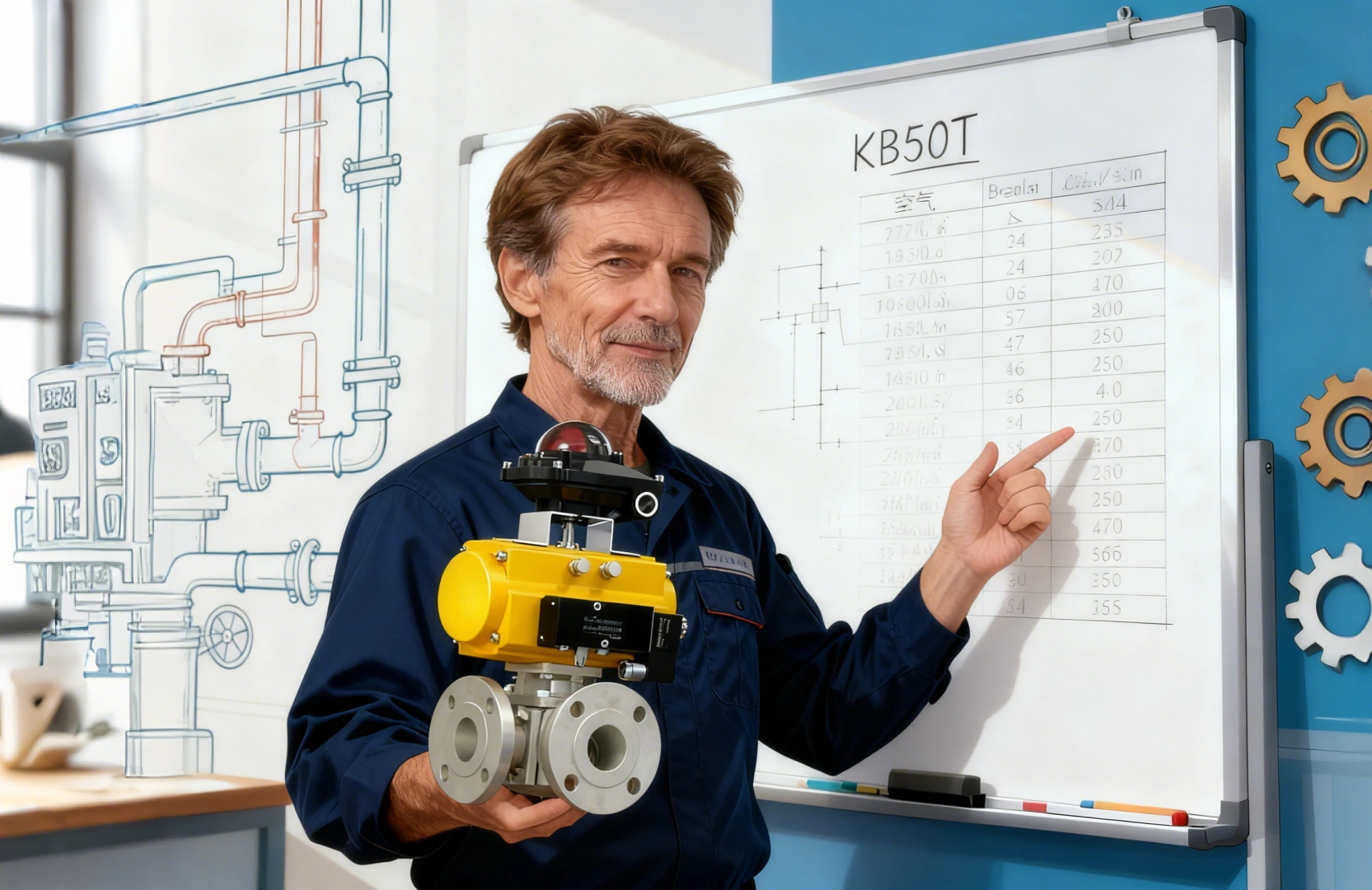 深度解析KB50T进口气动三通球阀