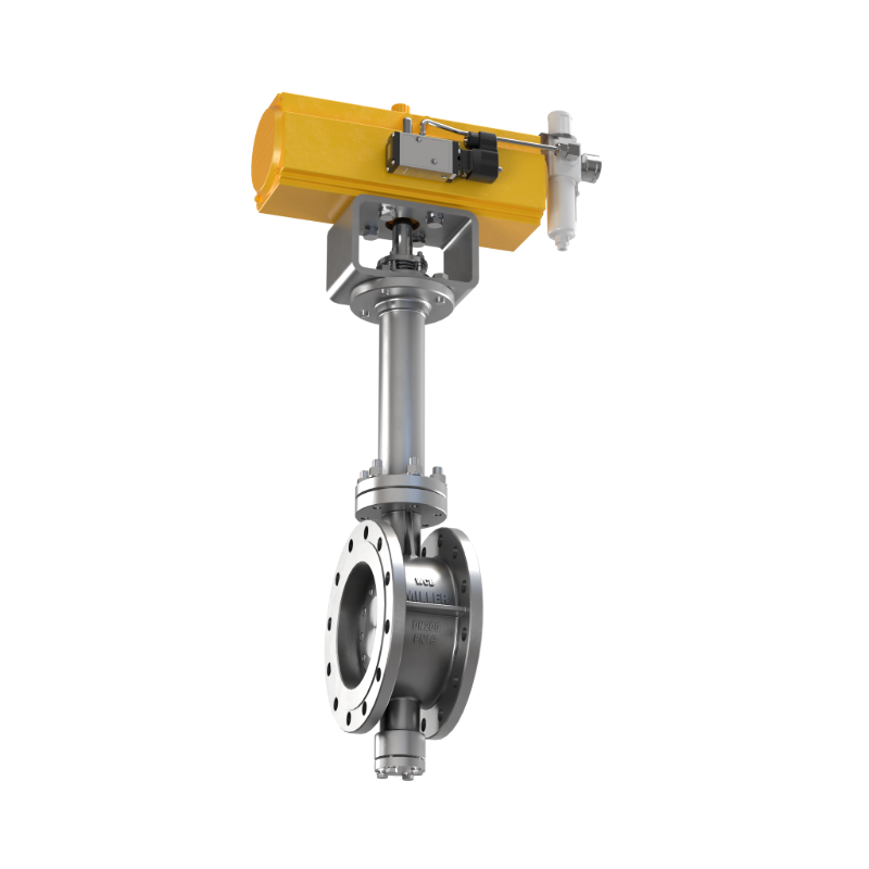 米勒进口气动低温蝶阀专为LNG、液氮、液氧等深冷介质设计,结构紧凑、密封可靠,支持快速切断与精确调节,提升储运系统与空分装置安全性。