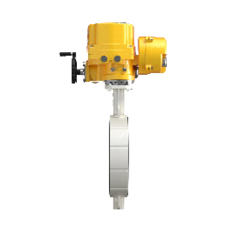 米勒高性能电动中线蝶阀，配备智能定位执行机构，支持多信号控制，实现精确流量调节与快速切断。