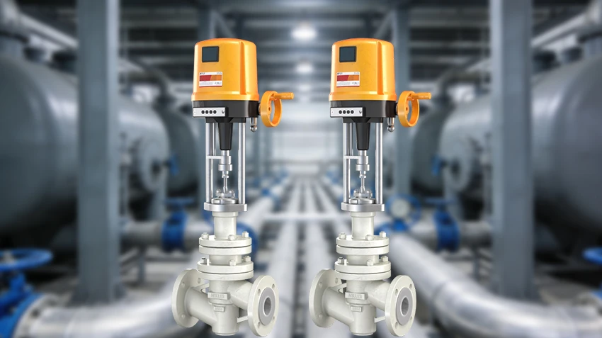 进口电动衬氟调节阀（EC10F）：极端腐蚀工况下的精准流量控制解决方案