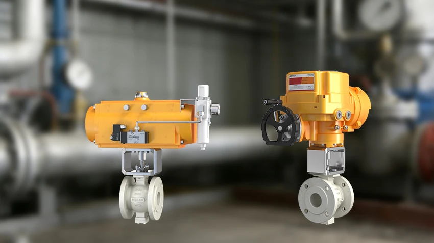 V型球阀 - 适用于复杂工况的高性能调节阀解决方案