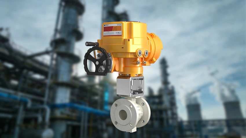 电动V型球阀——精准调节与自动化控制的可靠执行者