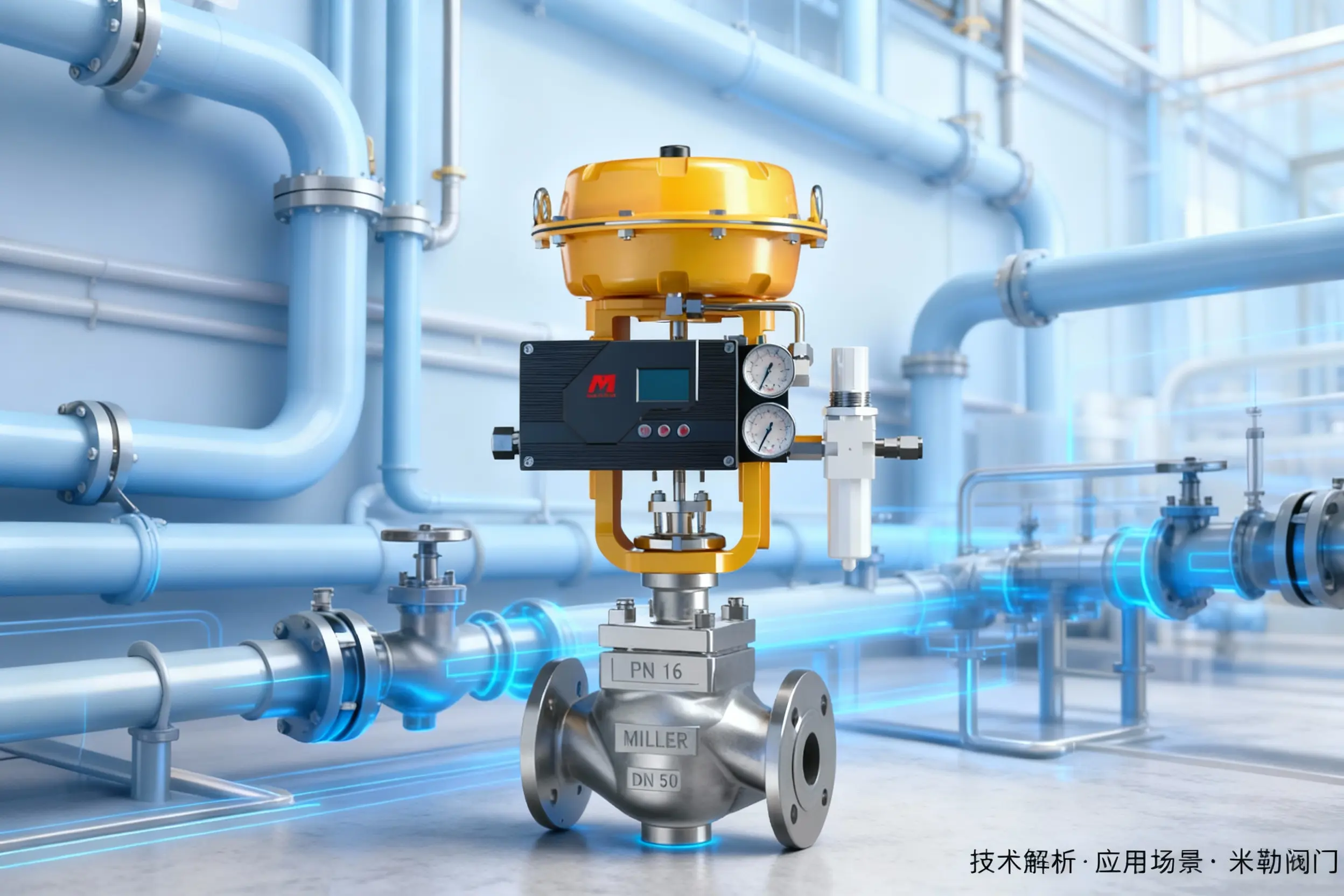 米勒气动调节阀