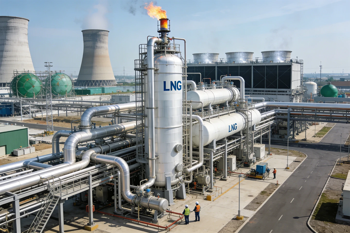 LNG 工况下阀门应用场景