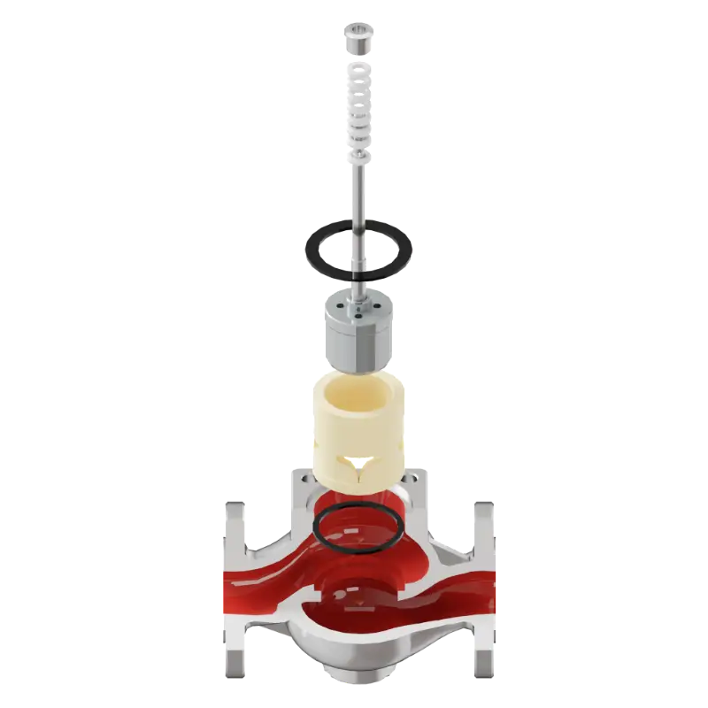 米勒双座调节阀