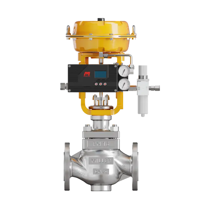 进口气动低噪音调节阀