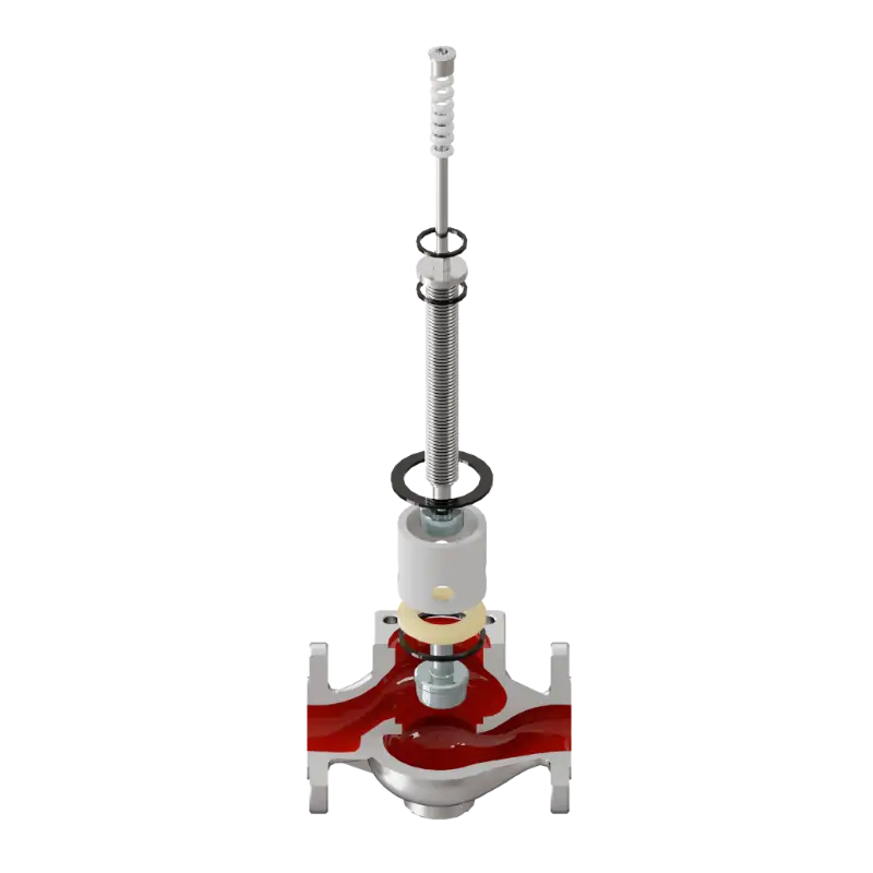 进口气动波纹管调节阀