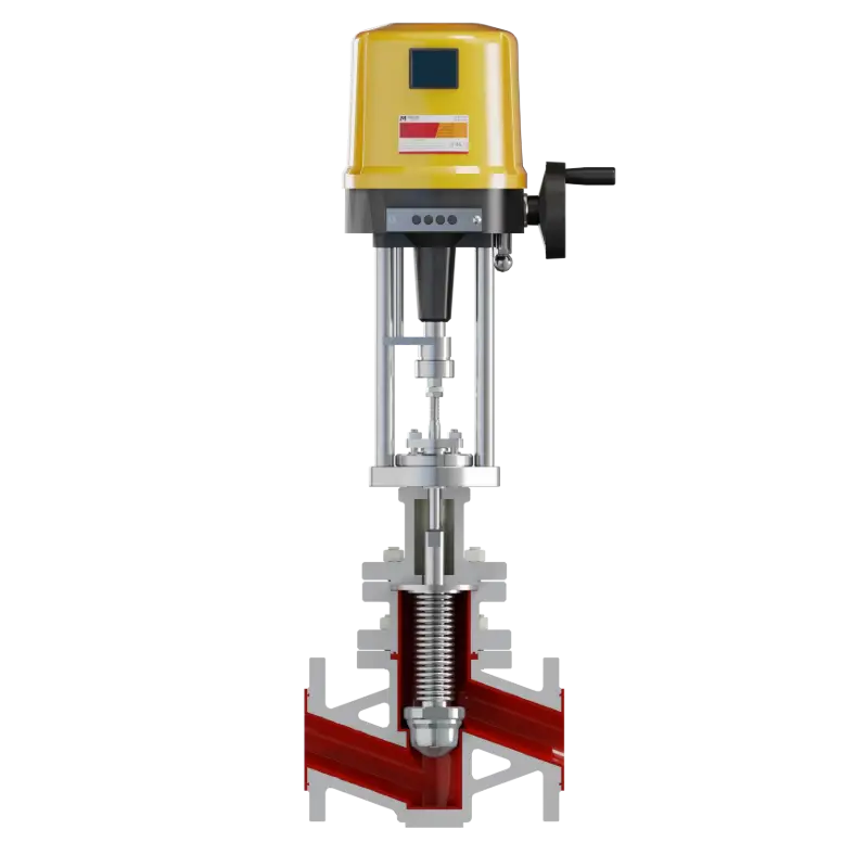 米勒电动衬氟调节阀