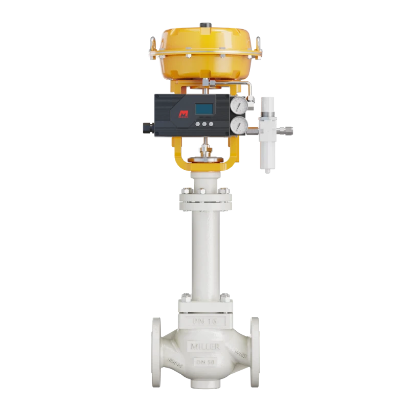 进口气动波纹管调节阀