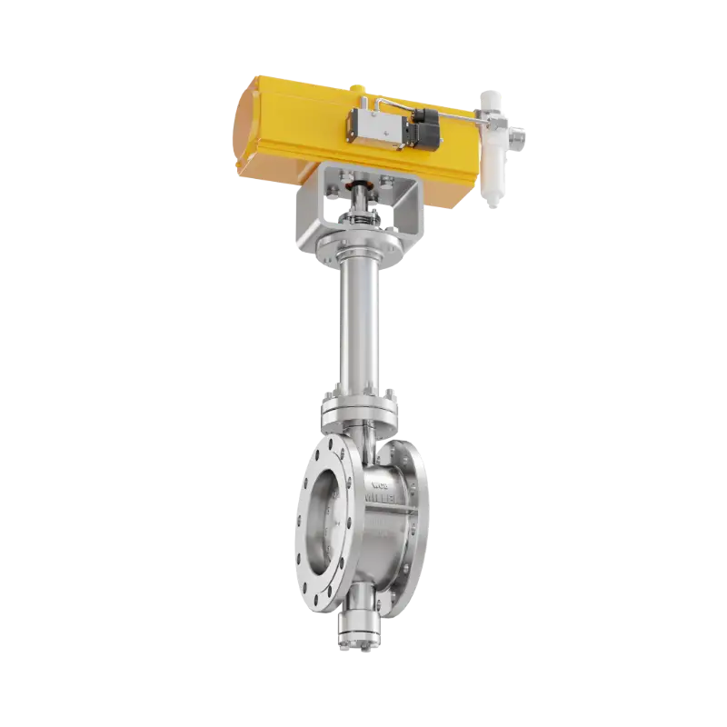 -196℃深冷专用气动蝶阀：极低温防泄漏，助力液化介质精准控流