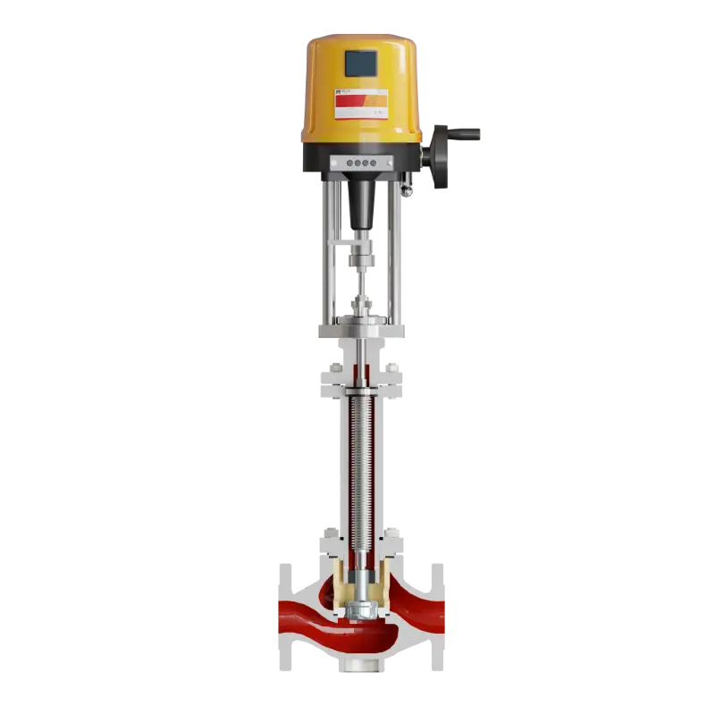 米勒电动波纹管调节阀