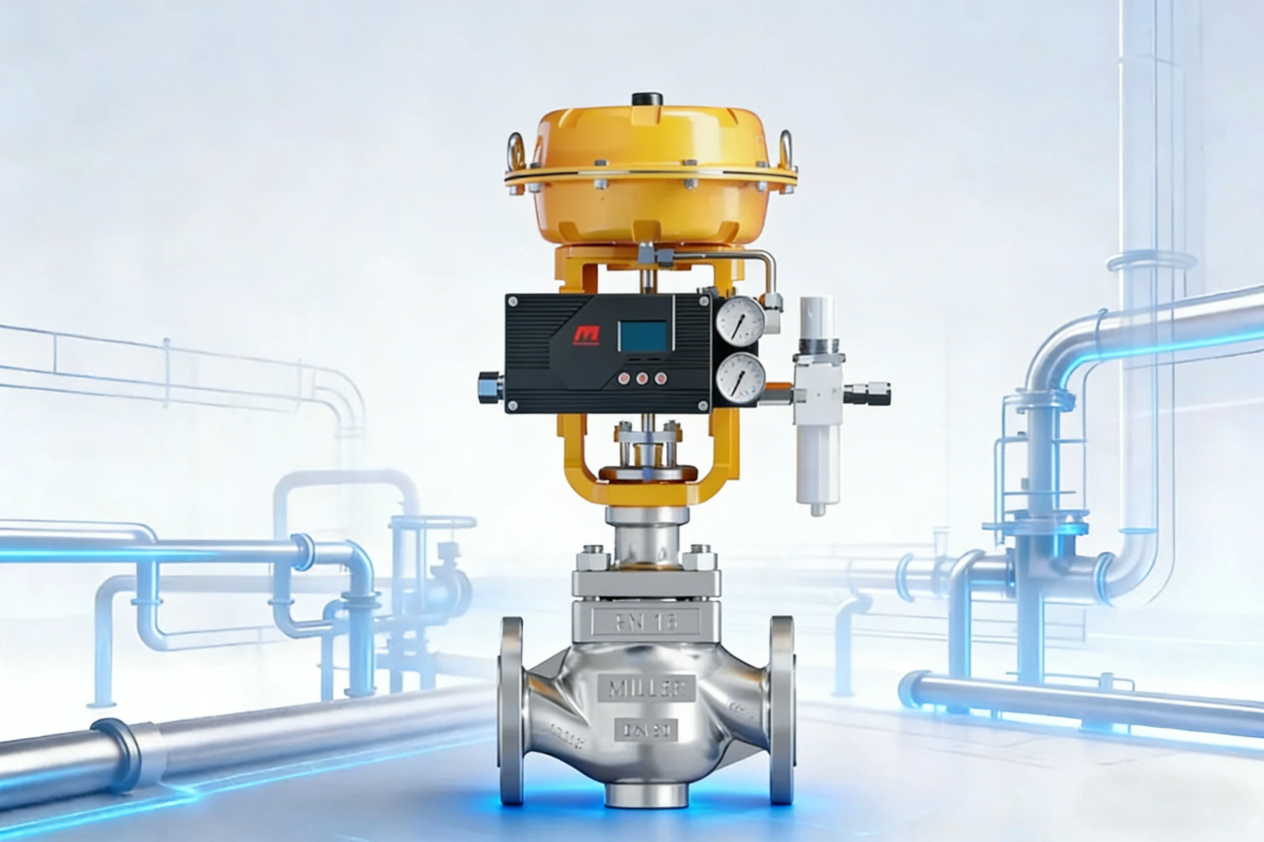 气动单座调节阀-美国米勒阀门